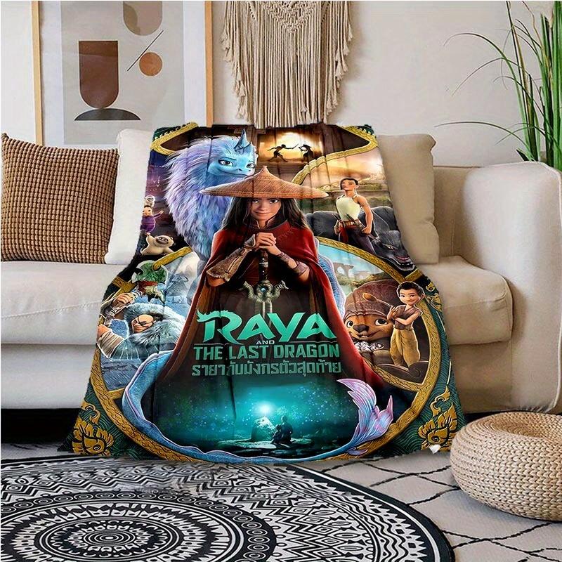

1pc Raya and The Last Dragon Printing Blanket - Soft, All-Season Throw for Living Room, Bedroom,Personalized Gift with Adorable Cartoon Design 80cmx120cm(31inx47in)