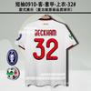 9596AC Milan jersey home two away Maldini Baggio Baressivea short-sleeved retro football jersey