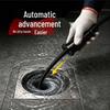 Hand-Cranked Drain Unclogger for Toilets and Kitchen Sinks