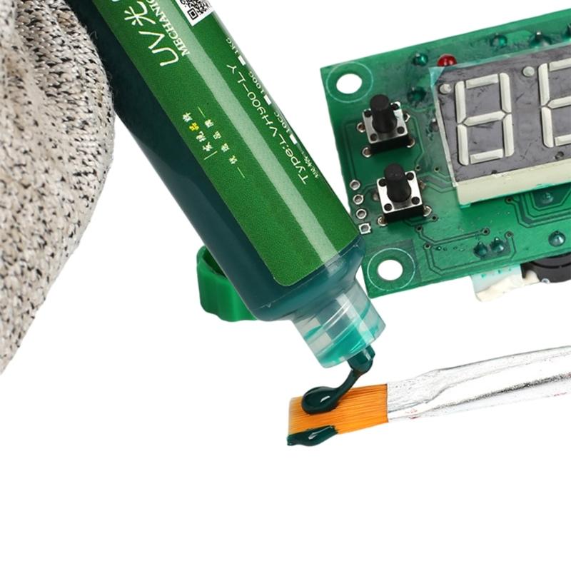 High Efficiency Light Activated Solder Pastes Reactive Solder Mask 100g/100cc for Electronic Board Maintenance