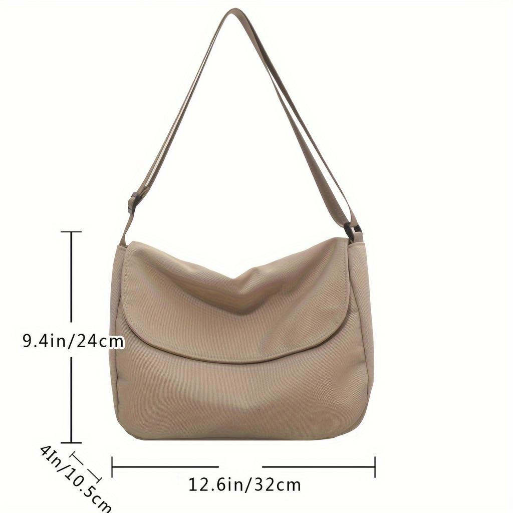 Japanese Women's Large Capacity Crossbody Bags Nyl Fashi Handbags For Women Daily Commuting Message Bag