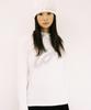Symbol Dot Long Sleeve Hoodie - White