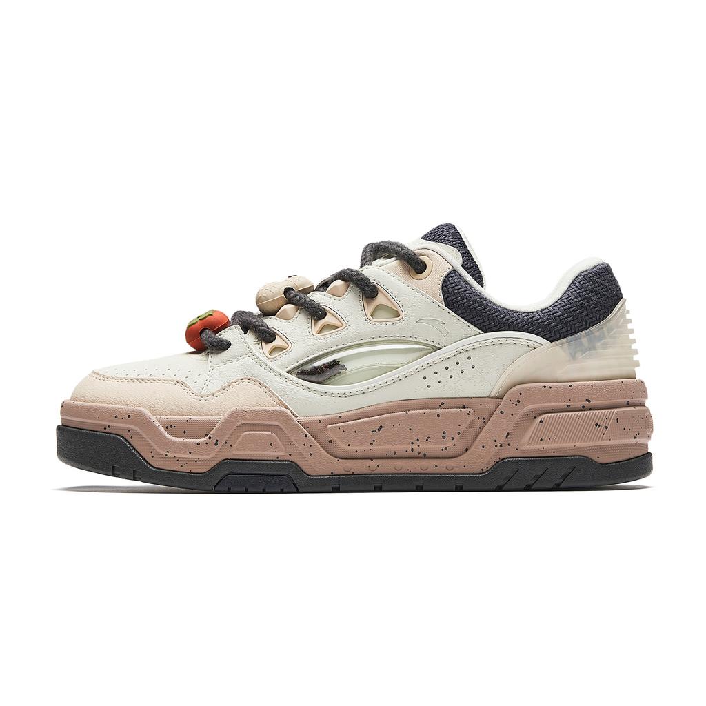 Anta Slightly Sweet Lightweight Coverage Low top Skateboard Shoes Men's Coarse Heather Gray Light Desert Ink Stone Gray 912548088-1