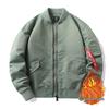 Veste de Pilote MA1 Force Aérienne Homme Automne & Hiver [Optionnel Coton Plus/Fine]