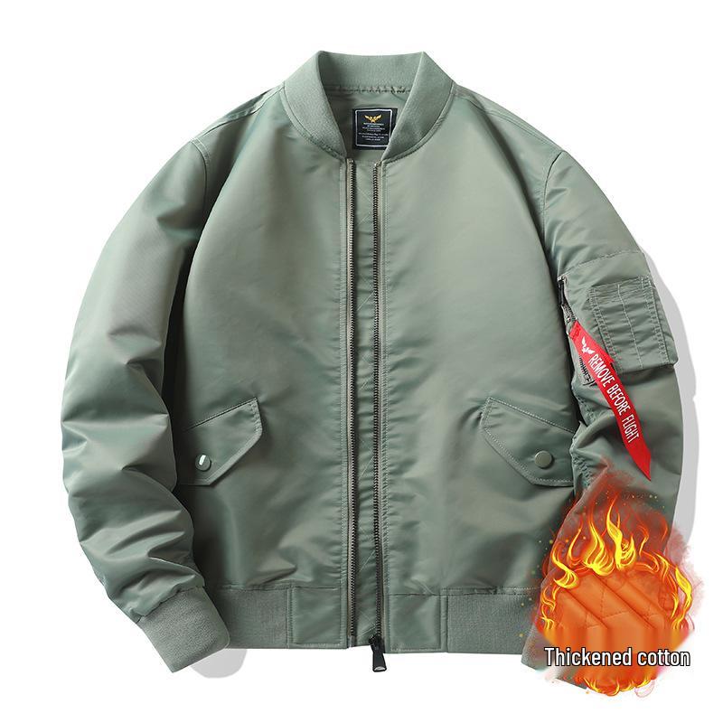 Veste de Pilote MA1 Force Aérienne Homme Automne & Hiver [Optionnel Coton Plus/Fine]