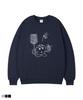 TOPBOY Mosquito Oversized Brushed Print Sweatshirt