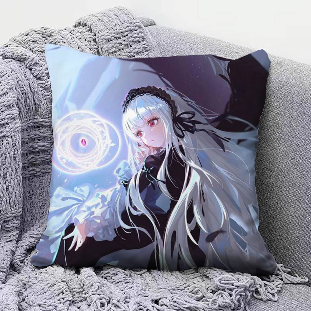 Rozen Maiden Anime Girl Mercury Lampe Home Sofa Cushion Covers and Aecorative Custom Pillow Covers