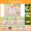 Cute Resin Orange Tabby Cat Basket Accessories For Diy Fairy Garden Decor