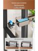 Anti-theft Balcony & Window Clothes Drying Rack with Railing Hooks for Dorms & Households