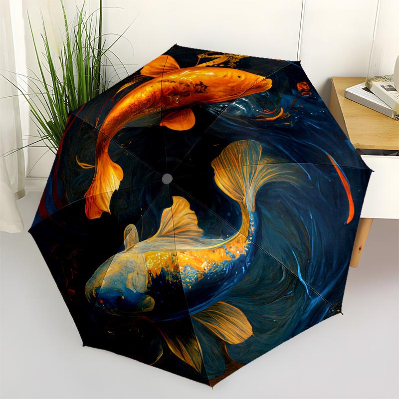 

Yin Yang Koi Fish Wall Art: Harmony in Home Decor Umbrella, Christmas Gift Y397