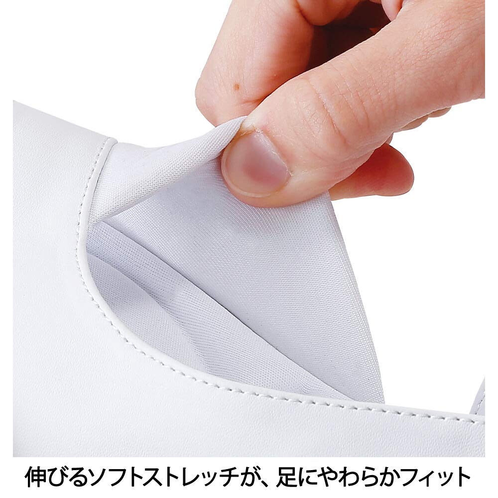 Nursery Soft Insole Stretch Memory Size 9811306A Women's Sandals, Foam, 23.5, Black,