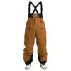 Unisex Insulated Ski Pants With Cotton Fill Waterproof Breathable Snowboarding Alpine Skiing