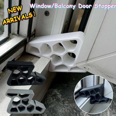 1/5Pcs Heavy Duty Door Stopper Non-Slip Balcony Window Door Wedge Easy Install for Home Office Bathroom Kitchen