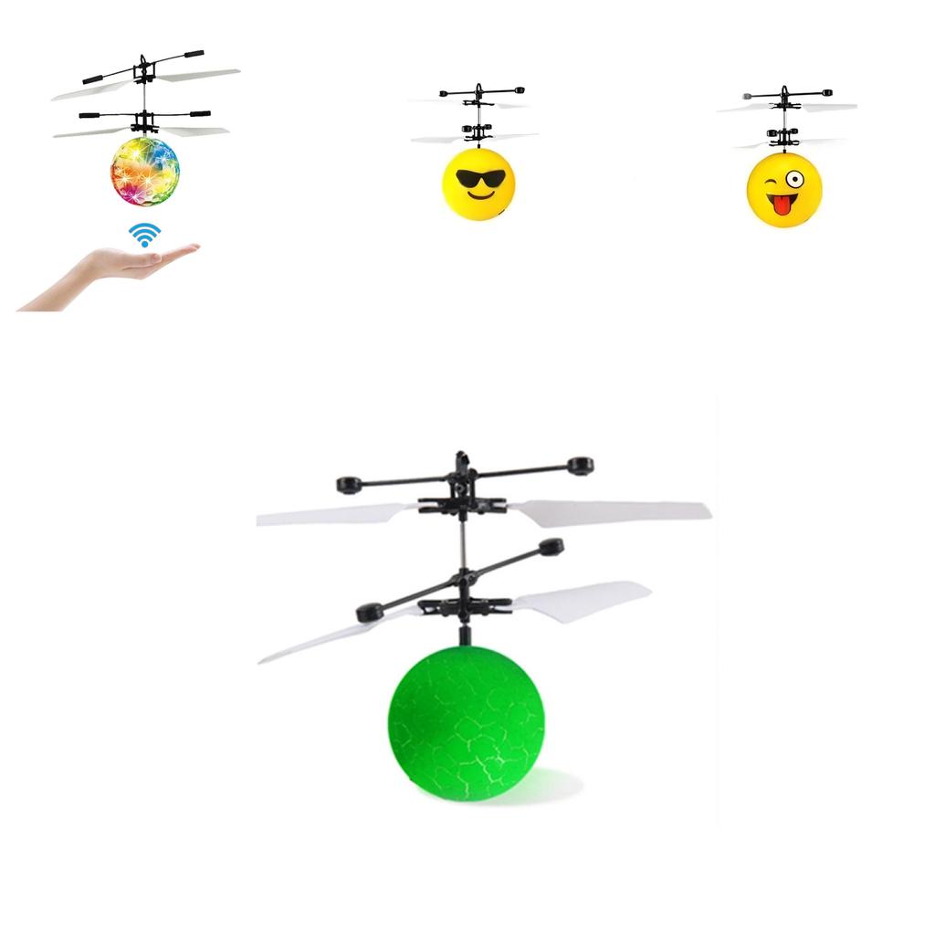 Remote Control Induction Crystal Ball Led Light Flying Sphere For Kids Play