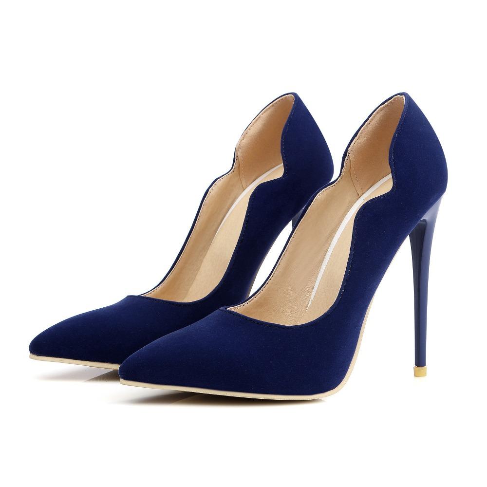 Fashion 2025 Women Shoes Luxury Brand Pumps Red Shiny Bottom Pointed Toe Black High Heels Thin Heel 12cm Sexy Wedding Party Ladies Shoe