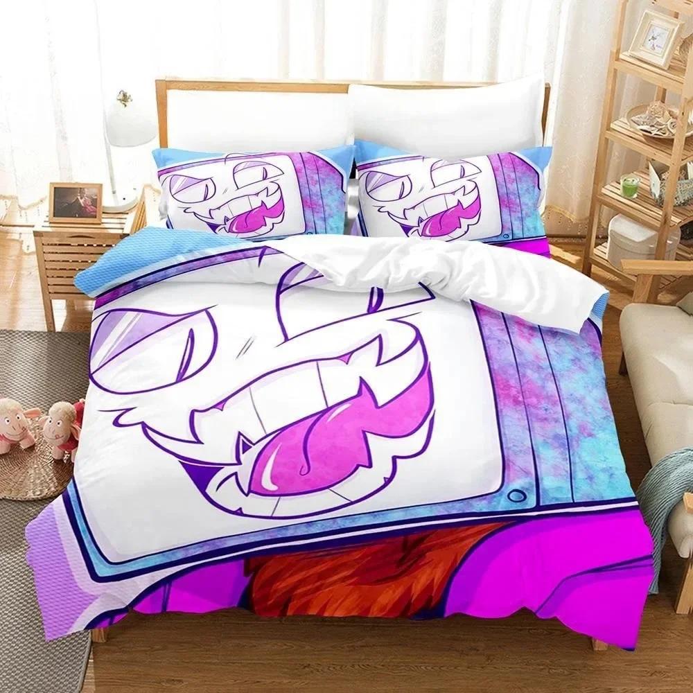 3D Anime Pyrocynical Bedding Set Single Twin Printed Bed Set With Pillowcase Bed Duvet Cover Single Double Queen Super King Size
