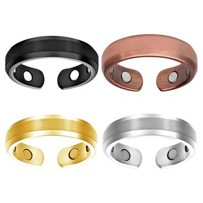 Dámský Módní Zeštíhlující Zdravotní Prsten na Pálení Tuků Hubnutí Nový Nastavitelný Magnetický Prsten Pro Muže Ženy Dárek Otevírací Design