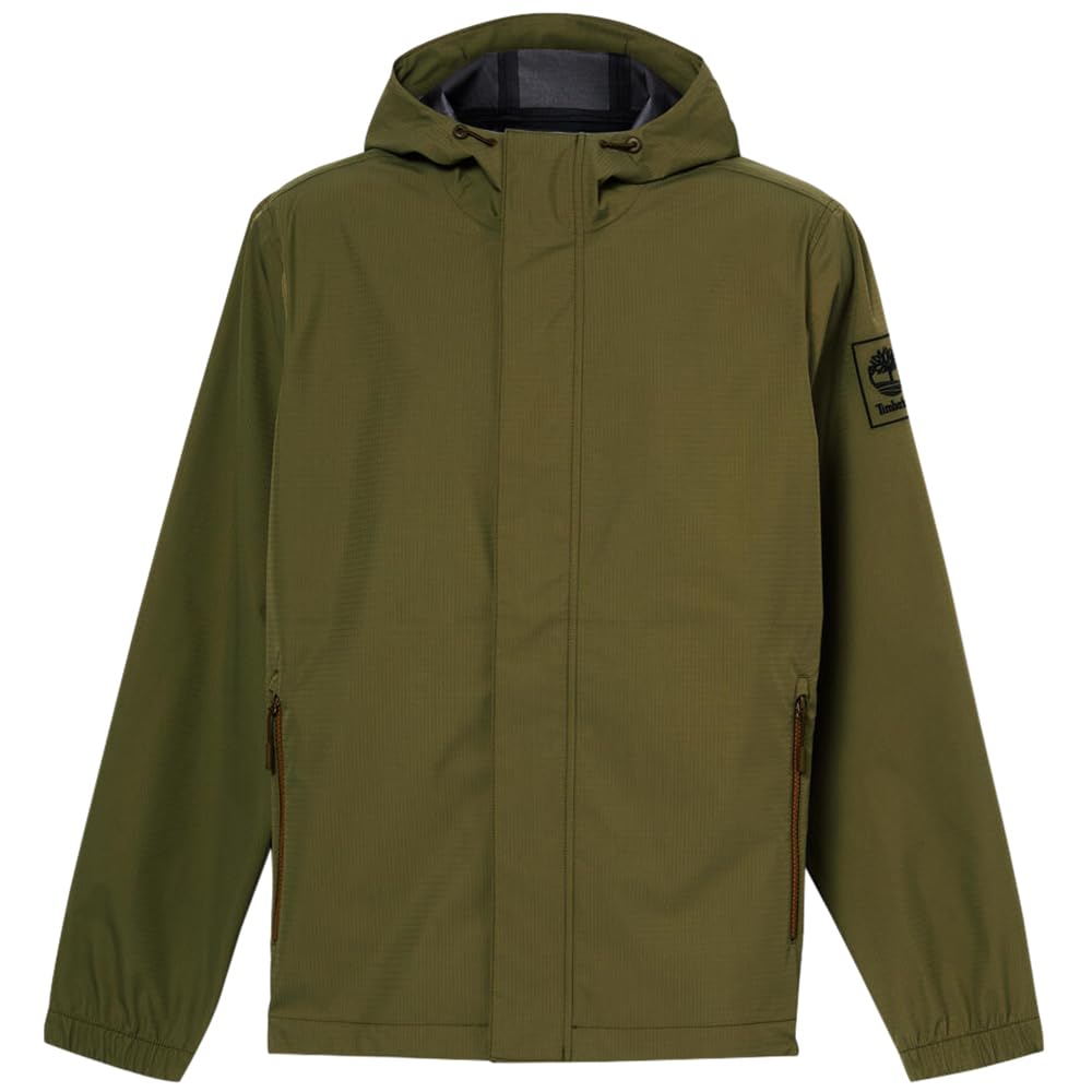

Timberland Men s Waterproof 3-Layer Shell Jacket, Dark Olive, Size M, TB0A6B2D3021