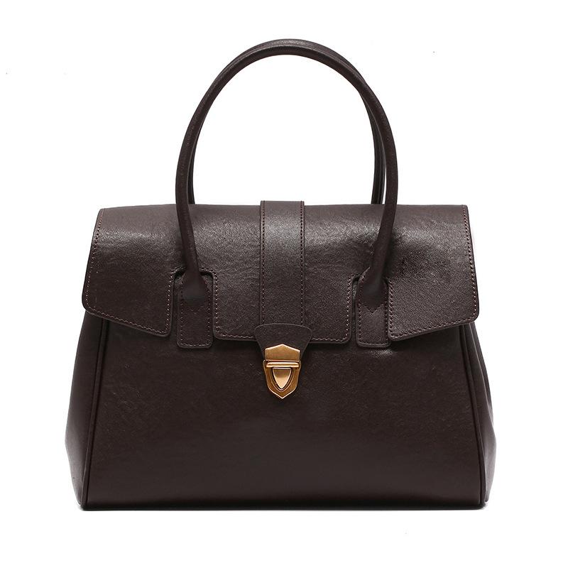 Tote Bag, Large-capacity Briefcase, Fashionable and Elegant Handbag, Retro Commuting Large Bag