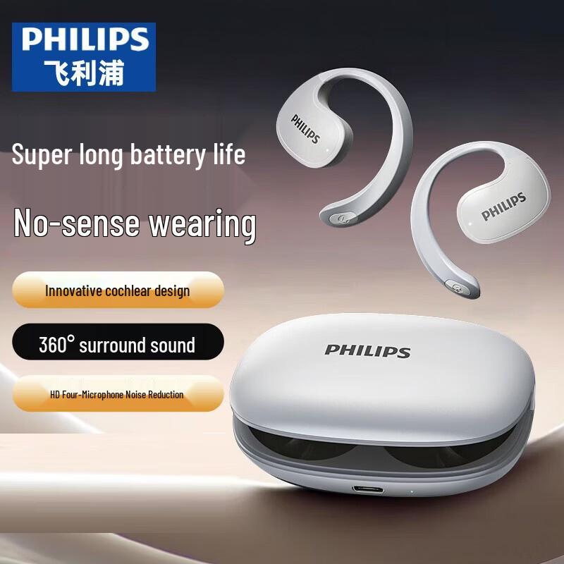 

Philips TAT2708 True Wireless Open-Ear Bluetooth Earbuds