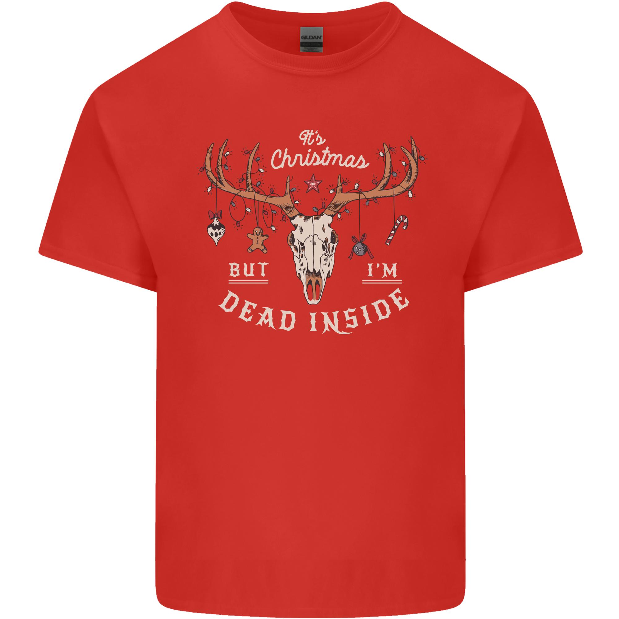 Dead Inside Christmas Hunting Hunter Xmas Unisexs Light Cotton TShirt S