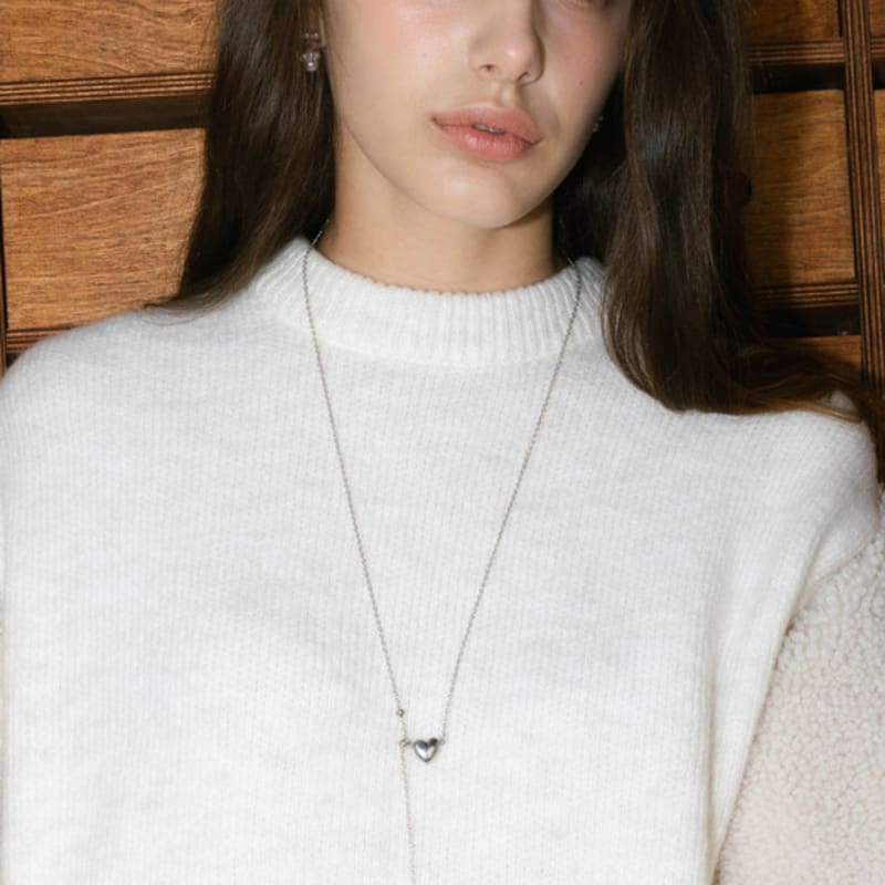 

pearlymore simple drop heart magnet necklace free