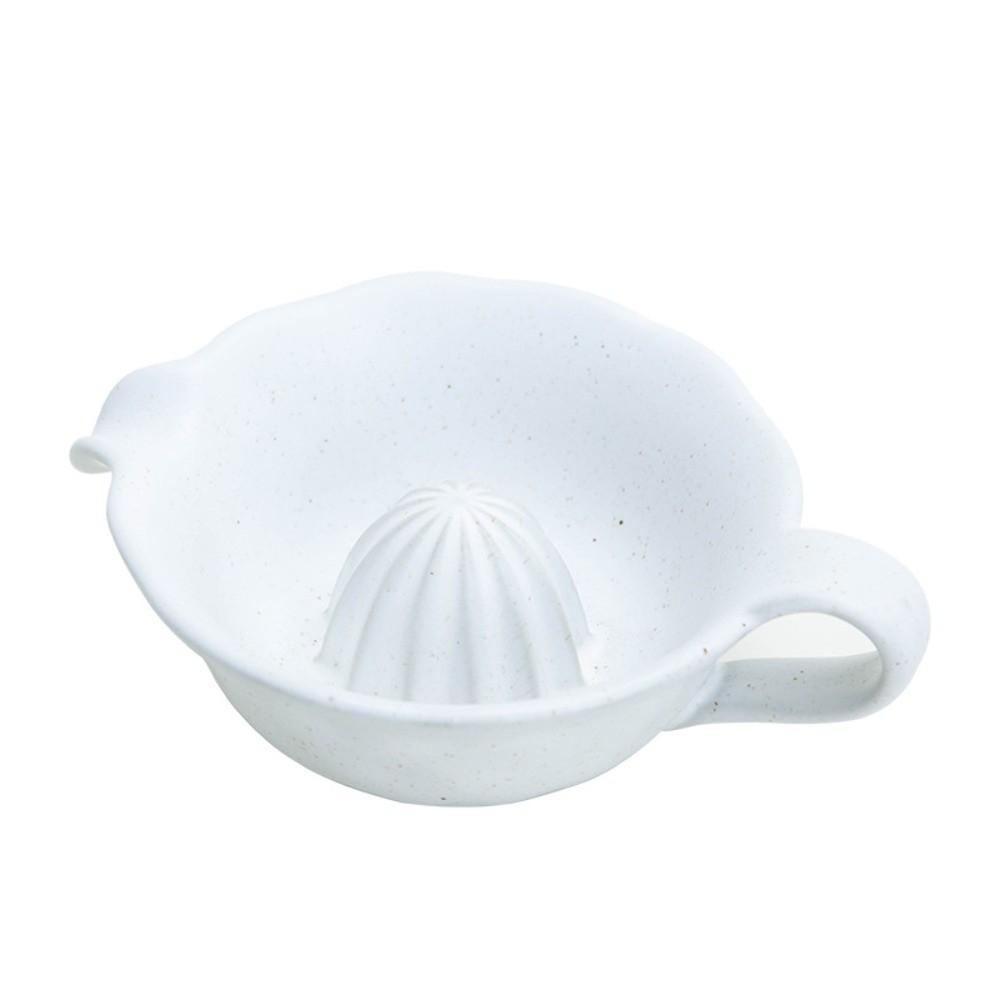 Easy-Rinse Lemon Squeezer Ceramic Citrus Reamer Bowl Multifunctional Citrus Juicer  Counter