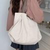 Casual Versatile Shoulder Bag New Large-capacity Canvas Bag Tote Bag Female College Students Class Commuter Bag Tide