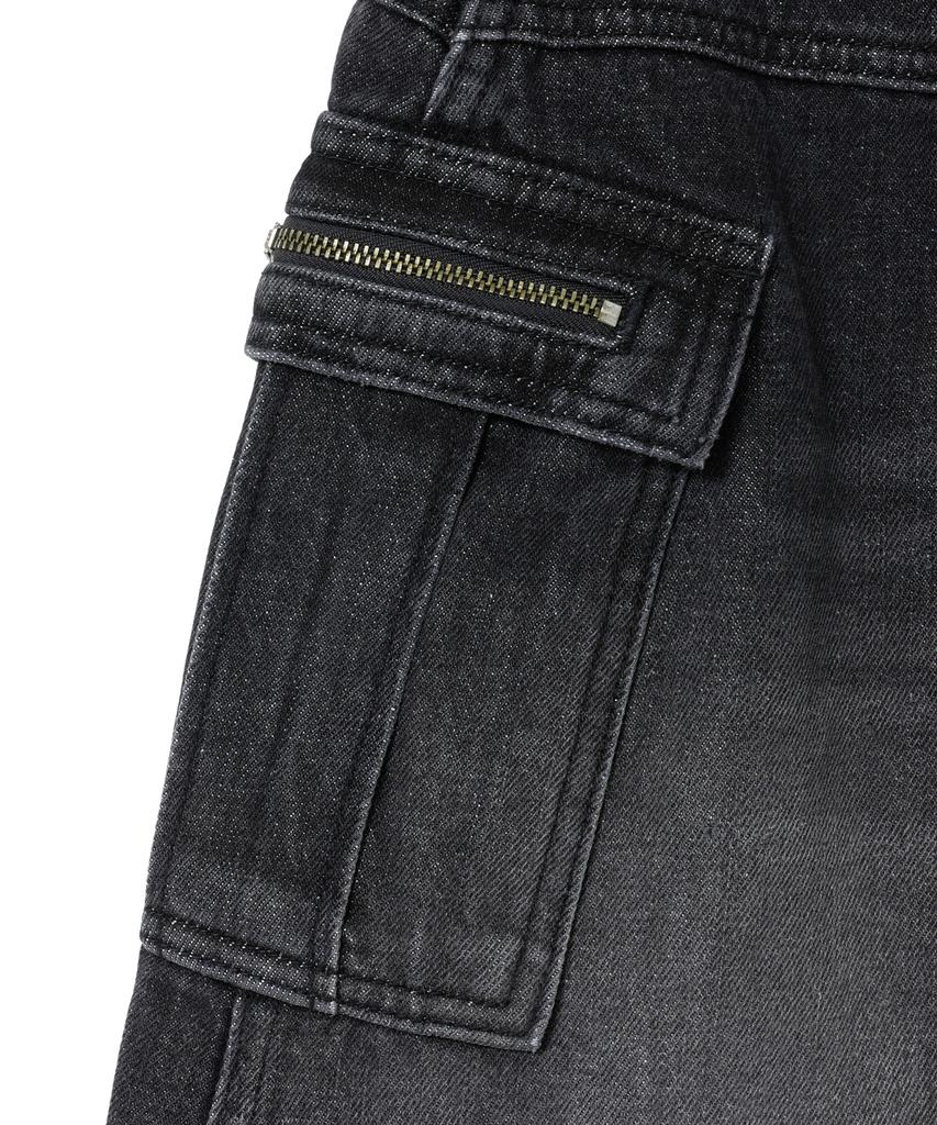 Midnight Move Cargo Skirt (Black)