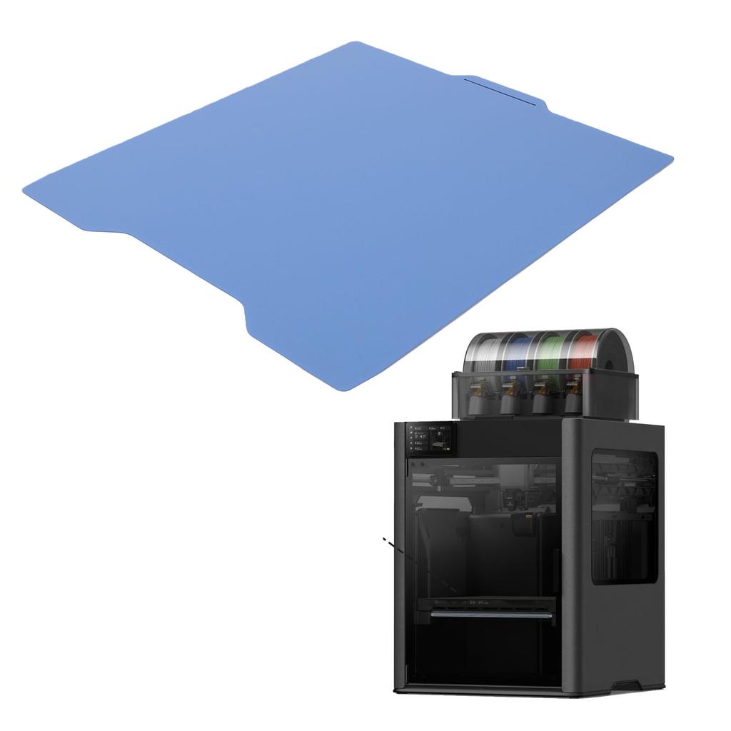 Cold Build Plate Fit for CREALITY SPARKX I7 3D Printer 267x301mm Blue Double Sided Matte Glossy Low Temperature Build Plate