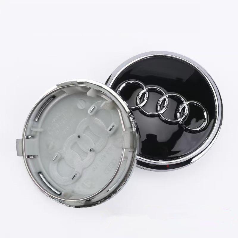 4 stk. For Audi A1 A3 A4 A5 A6 A7 4 stk. 60/61/68/69 mm Bilfelg Senterkapsel Felgkapsel C7 C6 C5 B5 B6 B7 B8 B9 D3 Q3 Q5 Q7 TT