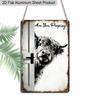 2D Flat, 1pc Vintage Humorous Aluminium Wall Art Sign "Are You Pooping!"- 8"x12" Aluminium Rustic Bathroom Decor, Funny Highland Cow Wall Art, Gag