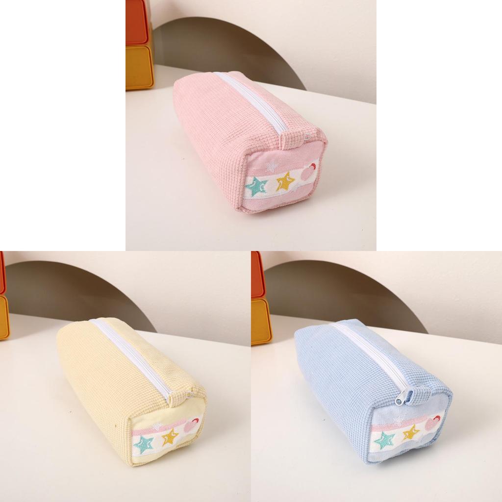 Creative Fabric Pen Storage Bag With Star Pattern For Girls And Students