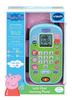 VTech Peppa Pig Pojďme si povídat Učící telefon (Hlasem aktivovaný hračkový telefon s LCD a 4 matematickými hrami)