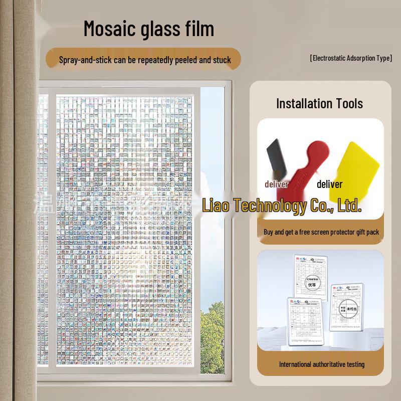 Thick Frosted Privacy Window Film for Bedrooms & Living Rooms