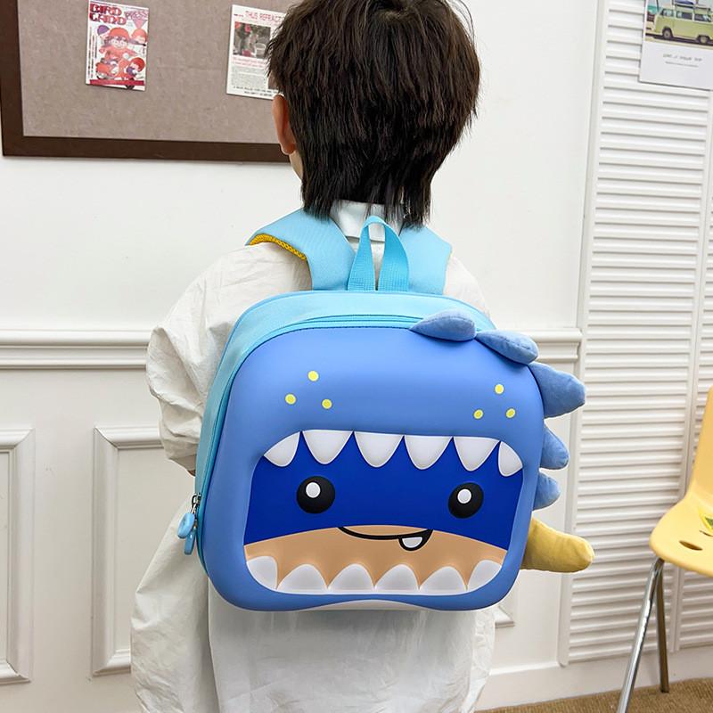 Childrens Cartoon Whale Backpack With Eva Shell For Kindergarten School Use