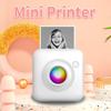 Mini Student Photo & Text Label Thermal Printer - No Ink, Bluetooth Compatible