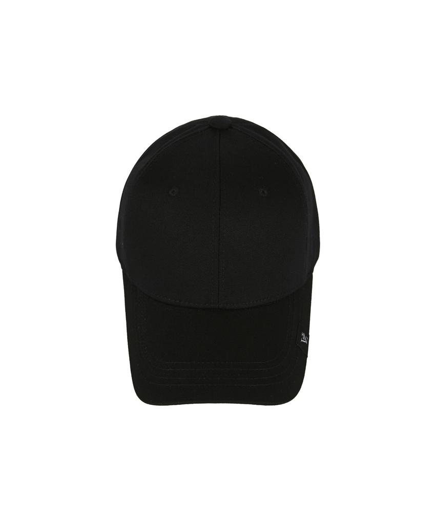 Bajal Label Visor Oversized Ball Cap Black