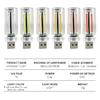 Car Atmosphere Light USB Night Light Touch Dimming LED Filament Lamp Portable Lighting Plug&Play Decorative Ambient Lamp