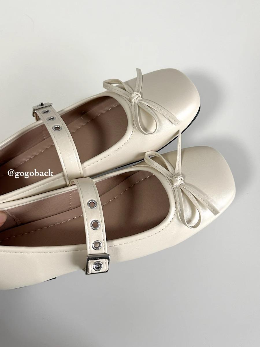 

Синие туфли-лодочки, нишевые ретро четырехцветные универсальные балетки на мягкой подошве, удобные туфли Мэри Джейн с неглубоким вырезом, маленькие кожаные туфли для женщин 40 бежевый