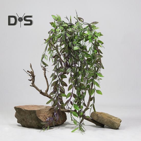 1Pc Easy To Maintain Artificial Vines Anti-fall Plastic Beautiful Garland Vines Home Decor