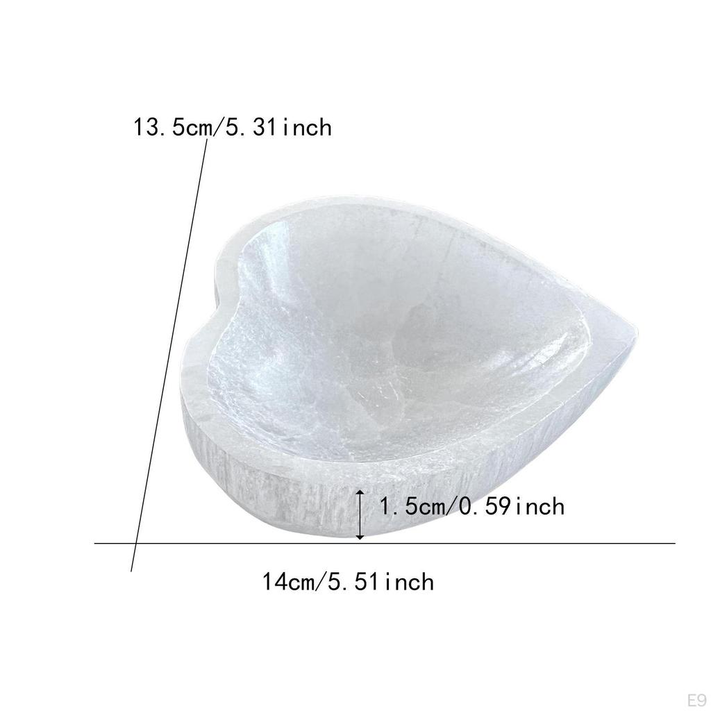 Selenit Schale Aufladen Handwerk Ornament Tischaufsatz Einzugsgeschenk Entspannung Einfach