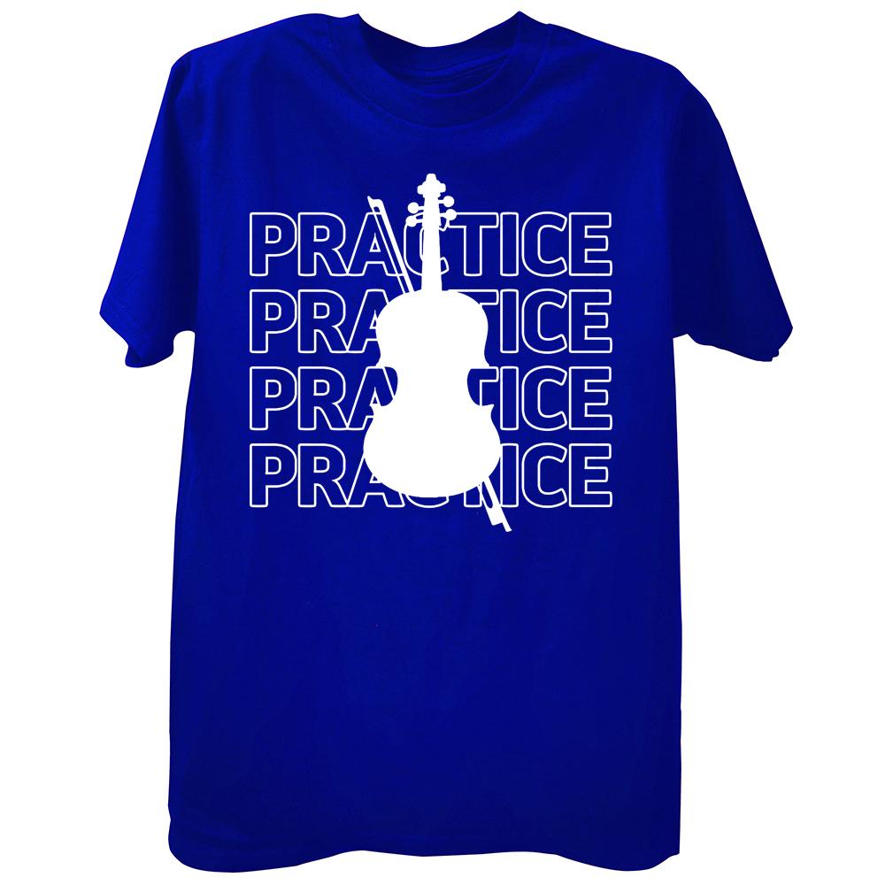 Ling Ling Violin Practice 40 Hours A Day T Shirts Streetwear Short Sleeve Birthday Gifts Summer Music Tshirt Mens Clothing