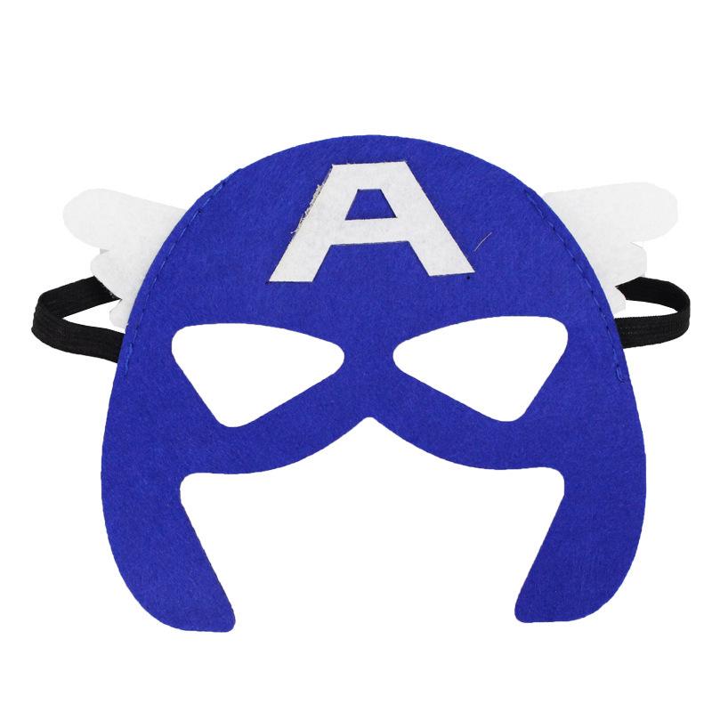 Măști de ochi din pâslă cu supereroi Marvel pentru Ziua Copilului: Omul Păianjen, Omul de Fier, Căpitanul America, Thor, Batman