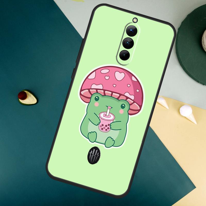 Kawaii Frog Mushroom For ZTE Nubia Red Magic 8 9 8S 9S 10S Pro Plus 10 Air 6S 7S 7 Pro Red Magic 11 Pro Plus Case
