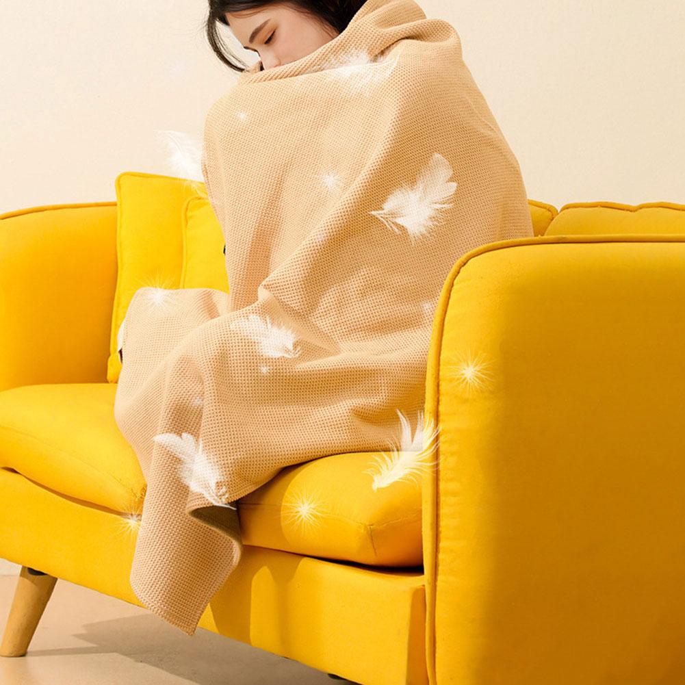 USB Heated Electric Blanket 3 Heating Levels USB Heating Winter Warm Blanket Home Office Outdoor Heating Mattres for Home Office