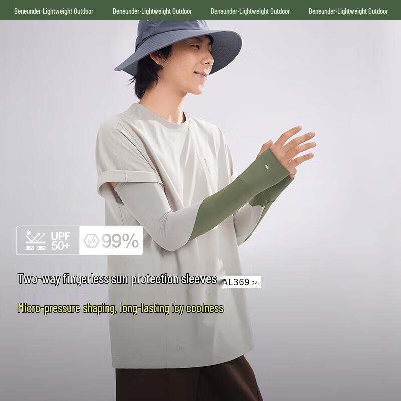 Banana Umbrella Men's UV Protection Finger-Hole Ice Sleeves AL36924