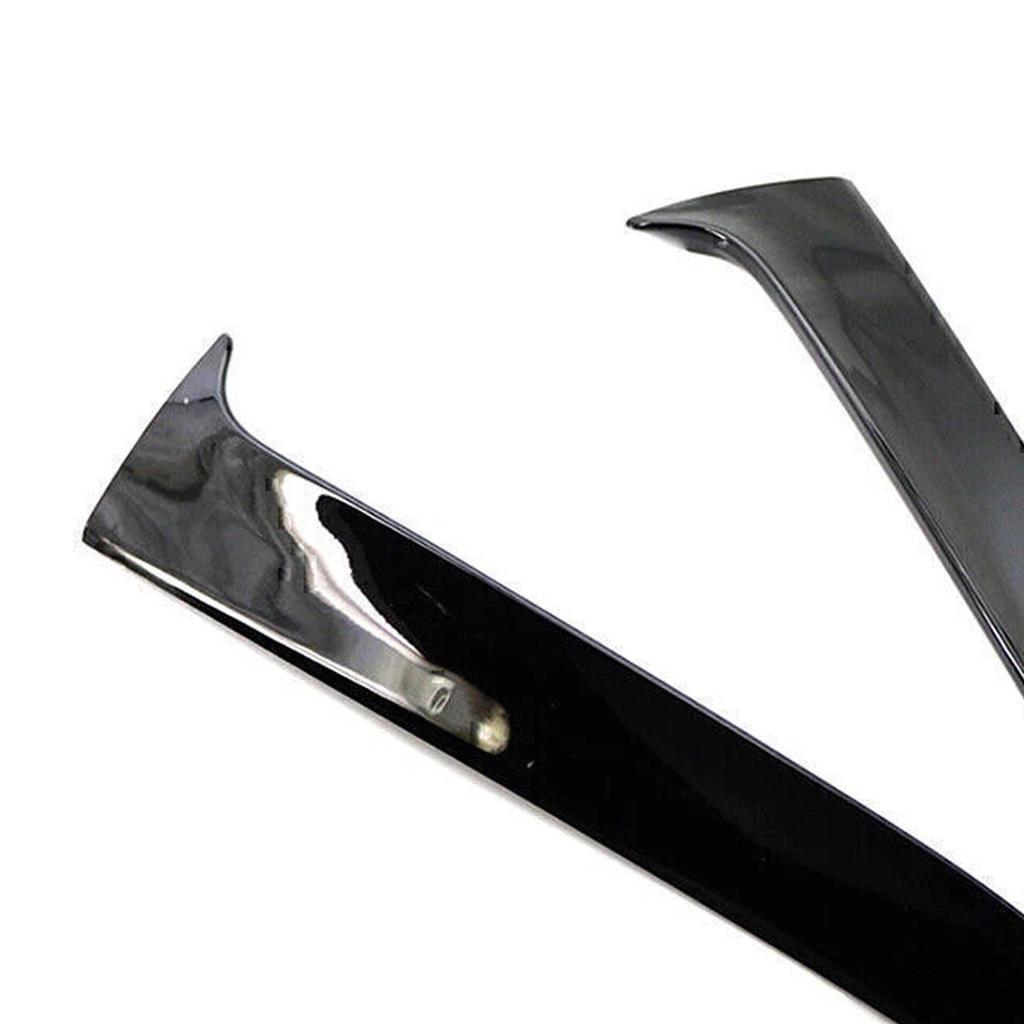 Glanssvart Par Bakruta Sidovinge Spoiler För VW Golf 7 Variant Kombi 13-17