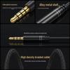 3.5mm Nylon Braided AUX Audio Cable for Mobile Phones, Headsets, Computers, and Speakers (Male To Male)