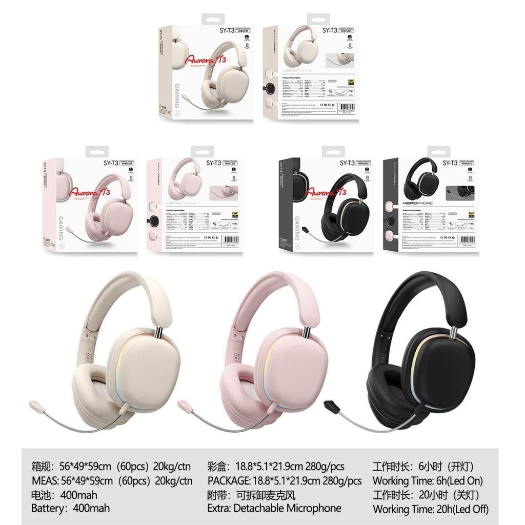 Fashion Headset Bluetooth Headset Game Gaming Stereo Headset New Headset